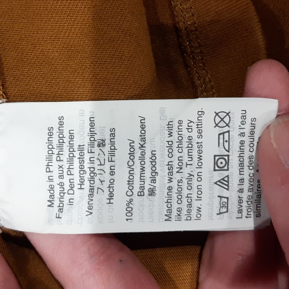 Madewell Brown Mustard Puff Sleeve Top - Picture 4 of 5